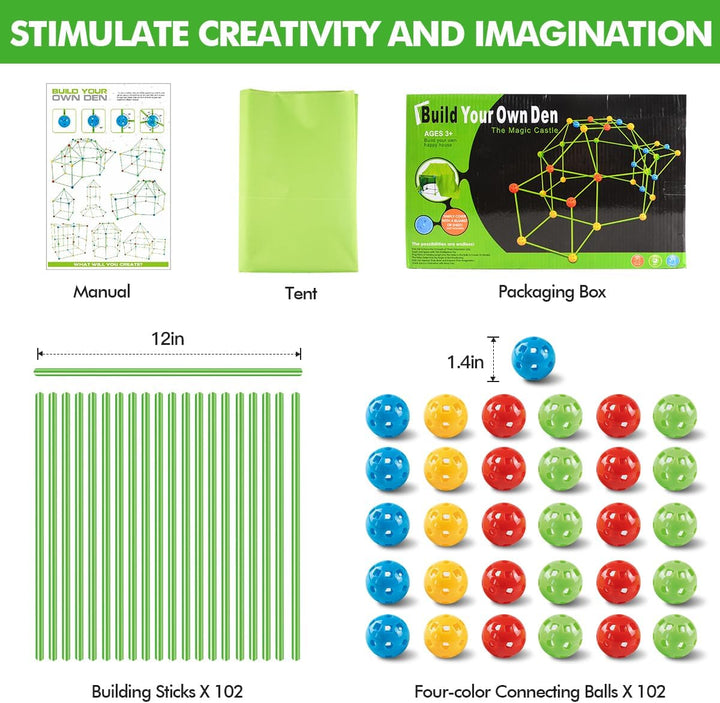 BuildPro Ultimate Fort Kit Play