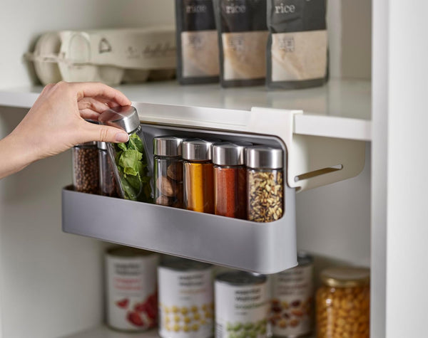 Space-Saving Spice Shelf