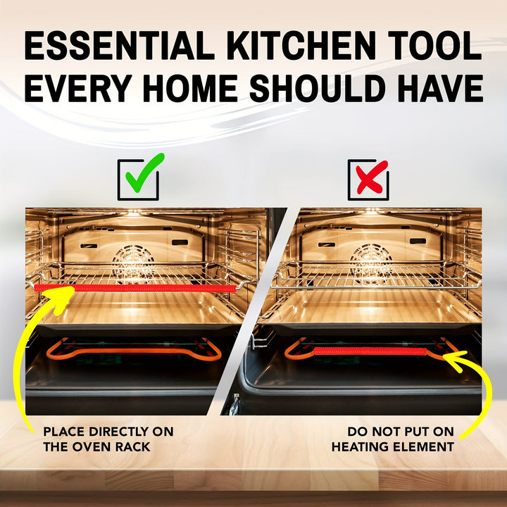 Silicone oven rack protector