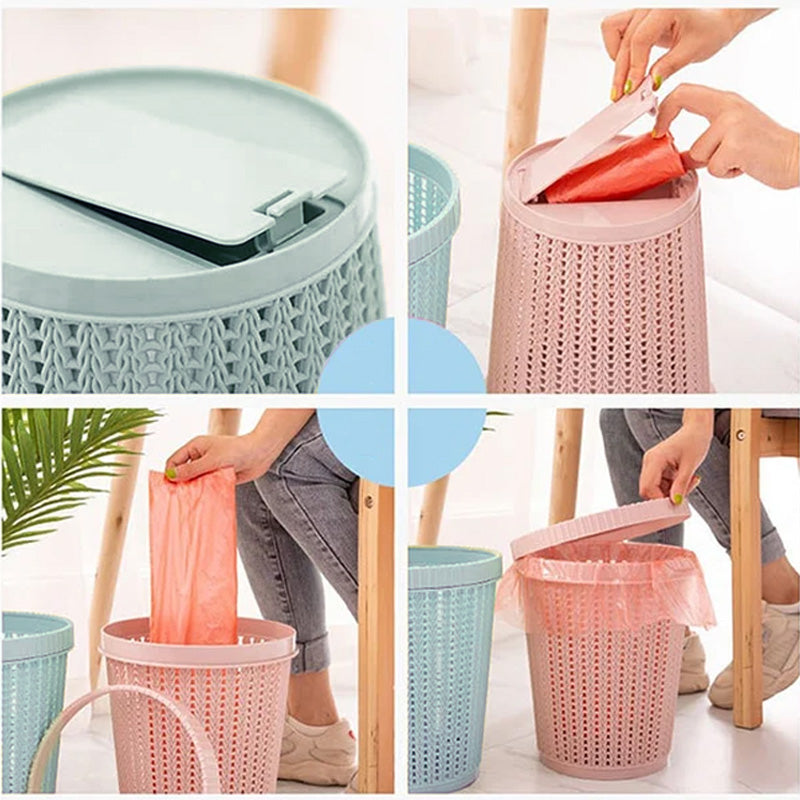 Trash Bin With Sealing Bag